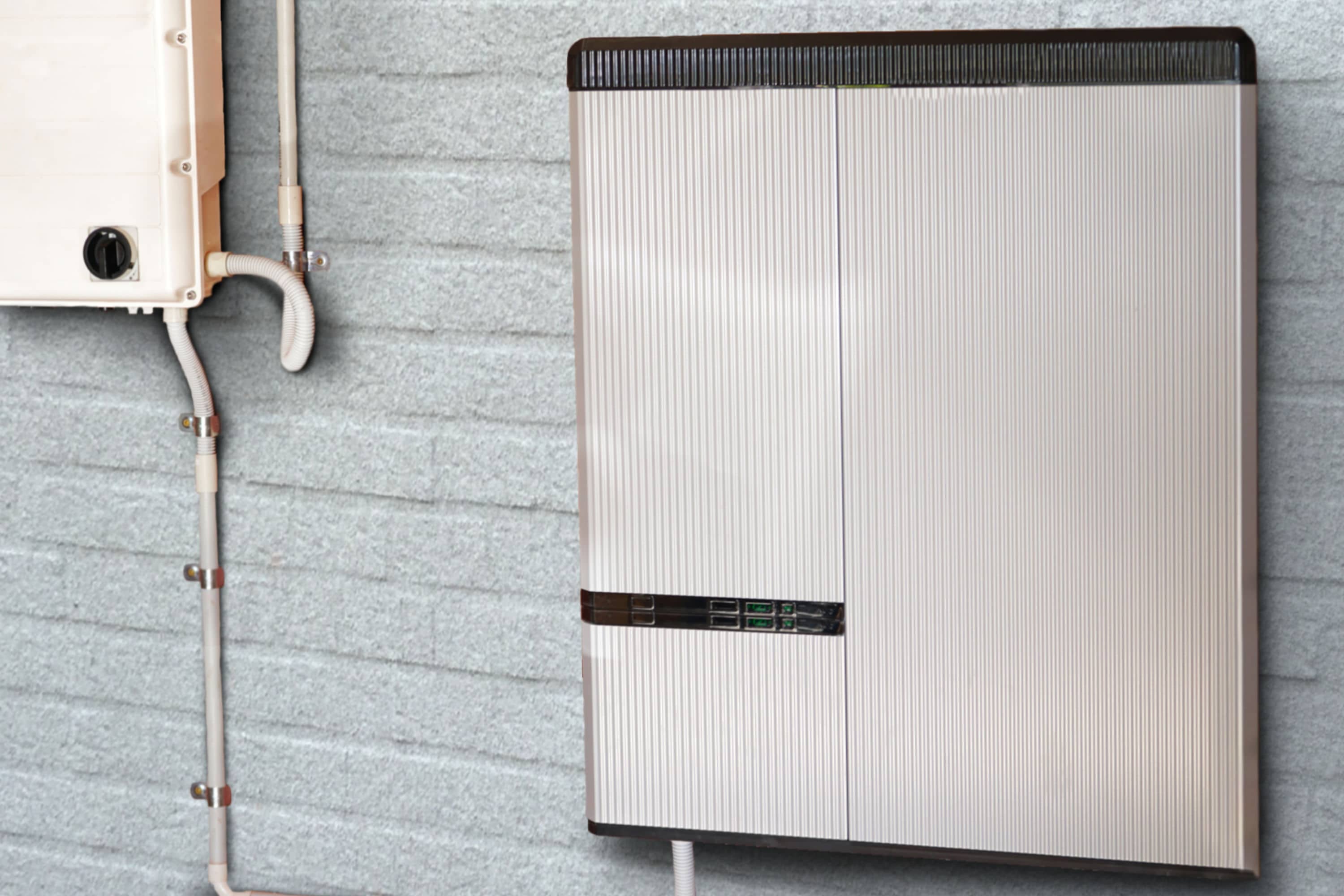 Moderne lithium-ion thuisbatterij voor energieopslag - compacte en efficiënte oplossing voor woningen